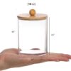 1775249563_Soko-2-Pack-Qtip-Holder-with-Bamboo-Lids-Cotton-Swab-Storage-Dispenser-Acrylic-Vanity-Countertop-Cosmetic-Makeup-Organizer-Bathroom-Canister-Accessories-Set-for-Ball-Pads-Floss-Earbud-2-PC.jpg Soko 2 Pack Qtip Holder with Bamboo Lids, Cotton Swab Storage Dispenser, Acrylic Vanity Countertop Cosmetic Makeup Organizer - Bathroom Canister Accessories Set for Ball, Pads, Floss, Earbud - 2 PC