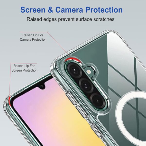Zapcase Back Case Cover for Samsung Galaxy A36 5G | Compatible for Samsung Galaxy A36 5G Back Cover | Scratch-Resistant Back Cover | Clear