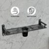 1775256941_Multipurpose-1-Layer-Bathroom-Rack-Double-Soap-Dish-Tumbler-Holder-Tooth-Brush-Holder-Bathroom-Accessories.jpg Multipurpose 1 Layer Bathroom Rack | Double Soap Dish | Tumbler Holder | Tooth Brush Holder | Bathroom Accessories