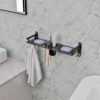 1775256942_Multipurpose-1-Layer-Bathroom-Rack-Double-Soap-Dish-Tumbler-Holder-Tooth-Brush-Holder-Bathroom-Accessories.jpg Multipurpose 1 Layer Bathroom Rack | Double Soap Dish | Tumbler Holder | Tooth Brush Holder | Bathroom Accessories