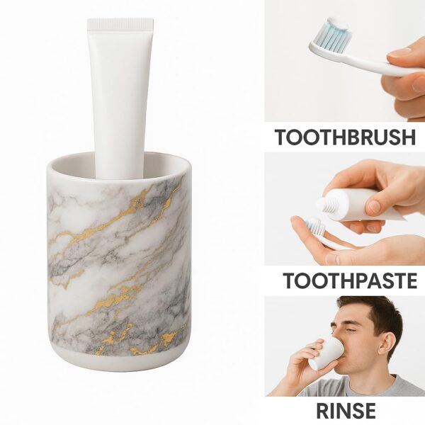 1775260918_LAGET®-Luxury-Plastic-Bathroom-Set-–-Soap-Dispenser-Toothbrush-Tumbler-Premium-Lotion-Pump-Bottle-Holder-Rust-Proof-Leak-Proof-Durable-Countertop-Bathroom-Accessories-2-Piece-Set-White.jpg LAGET® Luxury Plastic Bathroom Set – Soap Dispenser & Toothbrush Tumbler | Premium Lotion Pump Bottle Holder | Rust-Proof, Leak-Proof, Durable |Countertop Bathroom Accessories (2-Piece Set) (White)