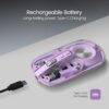 1775262241_Portronics-Toad-8-Transparent-Wireless-Bluetooth-Mouse-with-Dual-Wireless-BT-2.4-GHz-Rechargeable-Battery-Noise-Free-Clicking-ShowHide-Desktop-Multi-Device-Pair-Adjust-Sensitivity-Purple.jpg Portronics Toad 8 Transparent Wireless Bluetooth Mouse with Dual Wireless (BT + 2.4 GHz), Rechargeable Battery, Noise-Free Clicking, Show/Hide Desktop, Multi-Device Pair, Adjust Sensitivity (Purple)