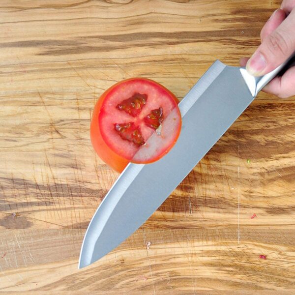Upgraded Knife Set 2 Piece Premium Japanese High Carbon Stainless Steel Kitchen Knife Sets with Razor Sharp Knives Set for Kitchen(Silver)