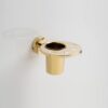 Aquarium Bath Tumbler & Cup Holder for Bathroom, Kitchen | Made with Stainless Steel 304 | PVD Rose Gold Finish | Ideal Bathroom Accessories for Home | Ruby (Gold)
