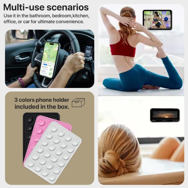 1775266223_Pikkme-Octopus-Suction-Phone-Holder-Silicone-Back-Cover-Hands-Free-Anti-Slip-Fidget-Toy-MirrorPhone-Holder-for-Videos-Selfies-Mobile-Bumper-Case-Multicolor-Pack-of-3.jpg Pikkme Octopus Suction Phone Holder Silicone Back Cover| Hands-Free Anti-Slip Fidget Toy | Mirror/Phone Holder for Videos & Selfies | Mobile Bumper Case Multicolor (Pack of 3)