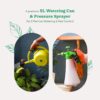UGAOO Outdoor Gardening Tool Kit for Balcony, Home | 10 Pcs | Cultivator, Weeder, Trowel, Pruner, Spray Pump, Watering Can Vermicompost, Plant Tonic Spray, Neem Guard Spray, Gloves