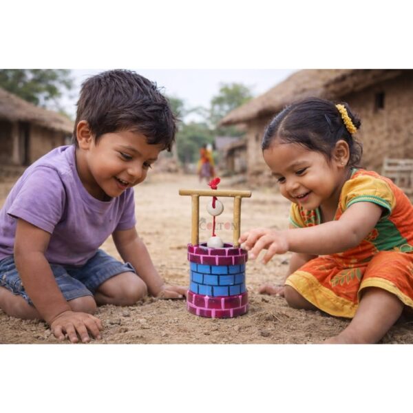 1775268257_Handcrafted-Wooden-Mini-Well-Showpiece-Traditional-Decorative-Home-Decor-Design-Miniature-Village-Well-for-Gifting-Collectibles.jpg Handcrafted Wooden Mini Well Showpiece | Traditional Decorative Home Décor Design | Miniature Village Well for Gifting & Collectibles