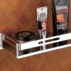 iSTAR 304 Stainless Steel Bathroom Shelf/Stand Kitchen Shelf/Bathroom Shelf and Rack/Bathroom Accessories Silver Stainless Steel Wall Shelf (12 X 5 Inches)