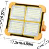 1775279826_100W-Solar-LED-Flood-Light-with-Remote-2400mAh-Battery-IP66-Waterproof-Outdoor-Security-Light-Solar-Powered-for-Garage-Garden-Farm-Camping.jpg 100W Solar LED Flood Light with Remote | 2400mAh Battery | IP66 Waterproof Outdoor Security Light | Solar Powered for Garage, Garden, Farm, Camping