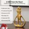 Ekhasa Nostrae Resin Cute Couples Show Pieces for Home Decor Bed Room Decorative Items | Romantic Love Showpieces Gift Item for Anniversary Valentines Day | Tv Shelf Office Living Room Figurines