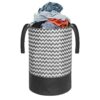 1775293142_PrettyKrafts-45L-Non-Woven-Wave-Printed-Round-Foldable-Large-Laundry-BagBasket-With-Handle-Freestanding-Cloth-Storage-Organizer-for-Bedroom-Bathroom-36x36x45cm-Black-White-Set-of-1.jpg PrettyKrafts 45L Non Woven Wave Printed Round Foldable Large Laundry Bag/Basket With Handle, Freestanding Cloth Storage Organizer for Bedroom, Bathroom (36x36x45cm, Black & White, Set of 1)