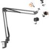 1775294185_MountPro-K10-Overhead-Video-Stand-for-Phone-with-Adjustable-Lazy-Arm-360°-Rotating-Metal-Desk-Clamp-Stand-for-Video-Recording-Streaming-Cooking-Craft-Art-Desk-Content-Creation-Black.jpg MountPro K10 Overhead Video Stand for Phone with Adjustable Lazy Arm, 360° Rotating Metal Desk Clamp Stand for Video Recording, Streaming, Cooking, Craft, Art, Desk & Content Creation (Black)