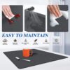 AERYS 30 x 50 cm Dish Dry Mat | Microfiber Home Drying Mat | Reversible Mat | Kitchen Absorbent Mat for Kitchen, Home, Office and Laundry | (1, 30 x 50 cm)