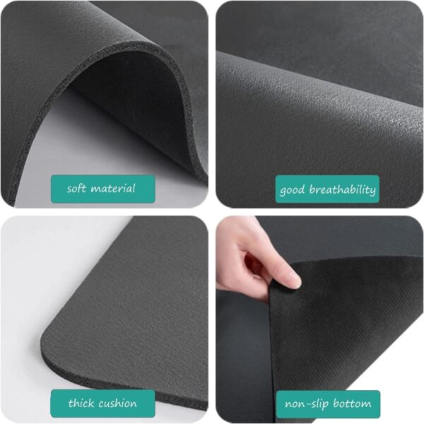 AERYS 30 x 50 cm Dish Dry Mat | Microfiber Home Drying Mat | Reversible Mat | Kitchen Absorbent Mat for Kitchen, Home, Office and Laundry | (1, 30 x 50 cm)