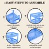 1775317770_Sulfar-Plastic-3-In-1-Compact-Kitchen-Organizer-Combines-Dish-Rack-Drainer-And-Washing-Basket-Space-Saving-Design-Ideal-For-Small-Kitchens-Bright-Blue.jpg Sulfar Plastic 3-In-1 Compact Kitchen Organizer | Combines Dish Rack, Drainer, And Washing Basket | Space-Saving Design, Ideal For Small Kitchens | Bright Blue