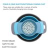 1775339034_Clazkit®-3-Piece-Kitchen-Funnel-Set-Nested-Funnels-with-Handle-Wide-Mouth-Food-Grade-Plastic-Detachable-Strainer-Filter-for-Liquids-Dry-Ingredients-and-Powder.jpg Clazkit® 3-Piece Kitchen Funnel Set - Nested Funnels with Handle, Wide Mouth Food Grade Plastic, Detachable Strainer Filter for Liquids, Dry Ingredients, and Powder