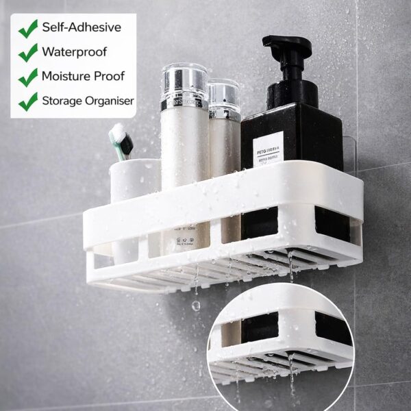 1775350598_Bathroom-Shelf-Soap-Dish-Set-Without-Drill-No-Drill-Wall-Mounted-Bathroom-Organizer-Waterproof-Rack-Shelf-for-Bathroom-Kitchen-Washbasin-1-Soap-Dish-1-Shelf-Set.jpg Bathroom Shelf & Soap Dish Set Without Drill | No Drill Wall Mounted Bathroom Organizer | Waterproof Rack Shelf for Bathroom, Kitchen & Washbasin - 1 Soap Dish & 1 Shelf Set