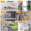 1775359176_Broom-Holder-Wall-Mounted-Mop-Holder-for-Wall-Broom-Stick-Holder-Mounted-Stand-Storage-Broomstick-Brush-Mount-Organizer-with-Hanger-Hooks-5-Slot-6-Hooks-Grey-Polypropylene.jpg Broom Holder Wall Mounted, Mop Holder for Wall, Broom Stick Holder Mounted Stand, Storage Broomstick Brush Mount Organizer with Hanger Hooks (5 Slot 6 Hooks)- Grey, Polypropylene