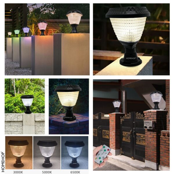 1775389227_Homehop-10W-Solar-Led-Main-Gate-Pillar-Light-for-Home-Outdoor-Garden-Waterproof-Pillar-Compound-Wall-Lights-Decorative-Automatic-for-Entrance-Remote-Control-Lamp-ABS-Triangle-RGBPack-of-2.jpg Homehop 10W Solar Led Main Gate Pillar Light for Home Outdoor Garden Waterproof Pillar Compound Wall Lights Decorative Automatic for Entrance Remote Control Lamp (ABS, Triangle, RGB,Pack of 2)