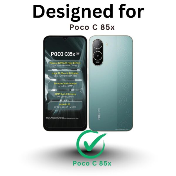 1775395082_FLIP-Cover-Compatible-with-Poco-C85X-5G-Strong-Magnet-Protective-FLIP-Vegan-Leather-Scratch-Resistant-Slim-Best-FIT-Black.jpg FLIP Cover Compatible with Poco C85X 5G | Strong Magnet | Protective FLIP | Vegan Leather | Scratch Resistant | Slim & Best FIT (Black)