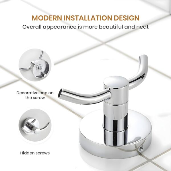 1775407416_Premium-SS-304-Robe-Hook-Wall-Mounted-Cloth-Towel-Hanger-Bathroom-Door-Hook-Rustproof-Waterproof-Chrome-Finish-Modern-Bathroom-Accessories-Robe-Hook.jpg Premium SS 304 Robe Hook | Wall Mounted Cloth & Towel Hanger | Bathroom Door Hook | Rustproof Waterproof Chrome Finish | Modern Bathroom Accessories (Robe Hook)