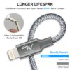 Wayona [Apple MFi Certified Charger Lightning to USB Charging Cable Cord Compatible iPhone 14/13/12/11 Pro/11/XS MAX/XR/8/7/6s Plus,iPad Pro/Air/Mini