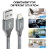 Wayona [Apple MFi Certified Charger Lightning to USB Charging Cable Cord Compatible iPhone 14/13/12/11 Pro/11/XS MAX/XR/8/7/6s Plus,iPad Pro/Air/Mini