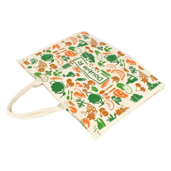 Double R Heavy Duty Waterproof Shopping Bag | Large Reusable Grocery & Vegetable Jhola | Long Strap Handles for Kitchen Essentials (Pack of 2) (11x71x88 cm) | 1 Compartment, 6 Pockets