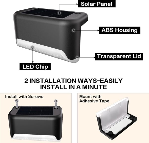 1775423106_KINZILLA-Plastic-Step-Solar-Light-Outdoor-Waterproof-LED-Fence-Lights-for-Steps-Stairs-Balcony-Railing-Pathway-Garden-Decoration-Safety-Lighting-for-Patio-Yard-Walkway-Exterior-Pack-of-4.jpg KINZILLA Plastic Step Solar Light Outdoor Waterproof LED Fence Lights for Steps Stairs Balcony Railing Pathway Garden Decoration Safety Lighting for Patio Yard Walkway Exterior (Pack of 4)