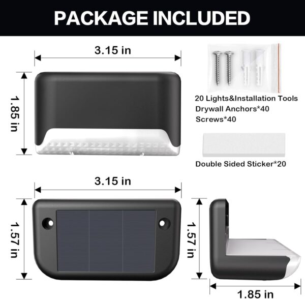 1775423107_KINZILLA-Plastic-Step-Solar-Light-Outdoor-Waterproof-LED-Fence-Lights-for-Steps-Stairs-Balcony-Railing-Pathway-Garden-Decoration-Safety-Lighting-for-Patio-Yard-Walkway-Exterior-Pack-of-4.jpg KINZILLA Plastic Step Solar Light Outdoor Waterproof LED Fence Lights for Steps Stairs Balcony Railing Pathway Garden Decoration Safety Lighting for Patio Yard Walkway Exterior (Pack of 4)
