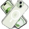 WOW IMAGINE Ultra-Hybrid Back Case Cover for iPhone 15 Compatible with MagSafe | Sleek Hard Crystal Clear Back | Drop & Camera Protection | Shockproof Mobile Case For iPhone 15 (PC & TPU, Transparent)