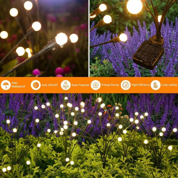 1775426936_Solar-Garden-Lights-2-Pack-16-LED-–-Waterproof-Outdoor-Solar-Firefly-Lights-with-1-Lighting-Modes-for-Garden-Patio-Balcony-Festival.jpg Solar Garden Lights 2 Pack 16 LED – Waterproof Outdoor Solar Firefly Lights with 1 Lighting Modes for Garden, Patio, Balcony & Festival