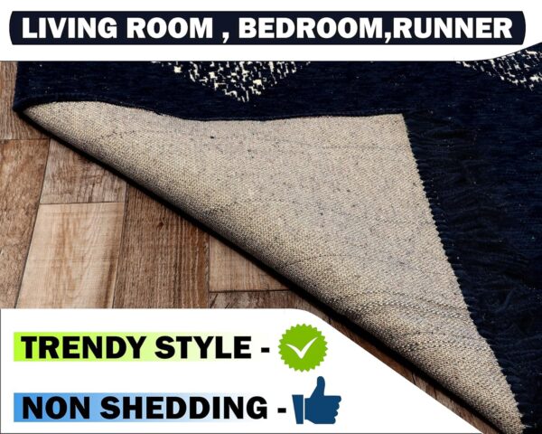 1775435809_BSB-Home-Designer-Superfine-Chenille-Carpet-500-GSM-Velvet-CarpetArea-RugDurries-with-Fine-Gold-Yarn-for-Living-Room-Bedroom-Runner-122-x-183-cm-or-4x6-ft-Blue.jpg BSB Home Designer Superfine Chenille Carpet | 500 GSM Velvet Carpet/Area Rug/Durries with Fine Gold Yarn for Living Room, Bedroom, Runner| 122 x 183 cm or 4x6 ft, Blue