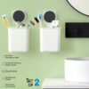 4-in-1 Wall-Mounted Bathroom Organizer Set