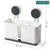 4-in-1 Wall-Mounted Bathroom Organizer Set