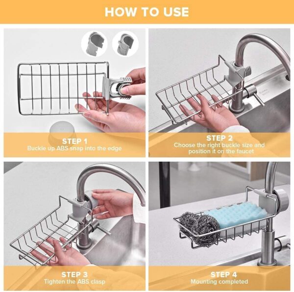 1775448246_Deck-Mount-Faucet-Storage-Racks-Adjustable-Sink-Rag-Sponge-Draining-Rack-Kitchen-Bathroom-Soap-Storage-Holders-Hanging-Shelves-Stainless-Steel-Sink-Candy-Organizer-For-Soap-1Pcs.jpg Deck Mount Faucet Storage Racks Adjustable Sink Rag Sponge Draining Rack Kitchen Bathroom Soap Storage Holders Hanging Shelves, Stainless Steel Sink Candy Organizer For Soap (1Pc's)