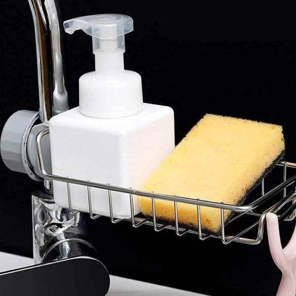 1775448248_Deck-Mount-Faucet-Storage-Racks-Adjustable-Sink-Rag-Sponge-Draining-Rack-Kitchen-Bathroom-Soap-Storage-Holders-Hanging-Shelves-Stainless-Steel-Sink-Candy-Organizer-For-Soap-1Pcs.jpg Deck Mount Faucet Storage Racks Adjustable Sink Rag Sponge Draining Rack Kitchen Bathroom Soap Storage Holders Hanging Shelves, Stainless Steel Sink Candy Organizer For Soap (1Pc's)
