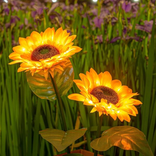 1775451243_Dazzle-Bright-Resin-Sunflower-Shape-Solar-Led-Lights-2-Pack-Garden-Waterproof-Decorative-With-Stake-For-Outdoor-Yard-Pathway-Outside-Patio-Lawn.jpg Dazzle Bright Resin Sunflower Shape Solar Led Lights, 2 Pack Garden Waterproof Decorative With Stake For Outdoor Yard Pathway Outside Patio Lawn