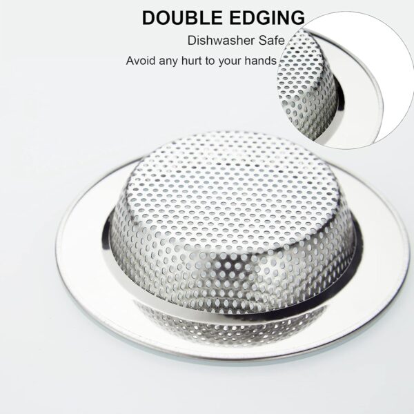 1775457875_LASSHSWA-2-PCS-Kitchen-Sink-Strainer-Stainless-Steel-Kitchen-Sink-Drain-StrainerSink-Strainers-for-Kitchen-Sinks-with-Large-Wide-Rim-4.5-Diameter-15-cm.jpg LASSHSWA 2 PCS Kitchen Sink Strainer Stainless Steel, Kitchen Sink Drain Strainer?Sink Strainers for Kitchen Sinks with Large Wide Rim 4.5" Diameter, 15 cm