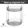 1775460643_360°-Rotating-Makeup-Organizer-Box-Cosmetic-Storage-with-Drawers-Plastic-Makeup-Holder-Stand-for-Dressing-Table-Lipsticks-Nail-Polishes-Accessories-Light-Gray-2-Layer.jpg 360° Rotating Makeup Organizer Box - Cosmetic Storage with Drawers, Plastic Makeup Holder Stand for Dressing Table, Lipsticks, Nail Polishes & Accessories (Light Gray, 2 Layer)