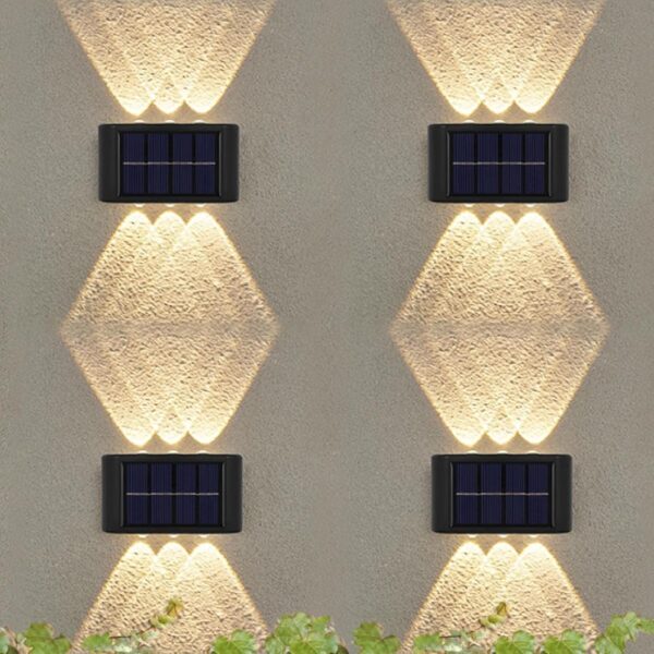 1775471134_flintronic-ABS-Plastic-Set-of-4-Adjustable-Solar-Outdoor-Wall-Lights-Up-and-Down-Solar-Wall-Lights-IP65-Waterproof-LED-Wall-Light-with-6-Lights-for-Garden-Lawn.jpg flintronic ABS Plastic Set of 4 Adjustable Solar Outdoor Wall Lights, Up and Down Solar Wall Lights, IP65 Waterproof LED Wall Light with 6 Lights for Garden Lawn
