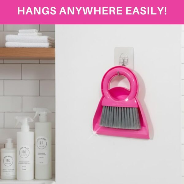 Solitude Small Broom Brush and Dustpan Set Desktop Broom Sweep Cleaning Brush Dust Remover Pan Car Keyboard Cleaning Household Dust Pan