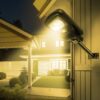 Epyz 50 Watt Solar Street Light Outdoor with Remote 40 Led Motion Sensor and Dusk to Dawn for Garden, Street, Lawn [ with Out Pole ] [ Pack of 1, Warm Yellow ]