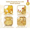 Ekhasa Nostrae Feng Shui DIY Citrine Crystals Golden Tree of Life Showpiece for Fortune Money Good Luck Wealth Prosperity & Success | Fengshui Charms Gemstone Vastu Items Table Piece for Office