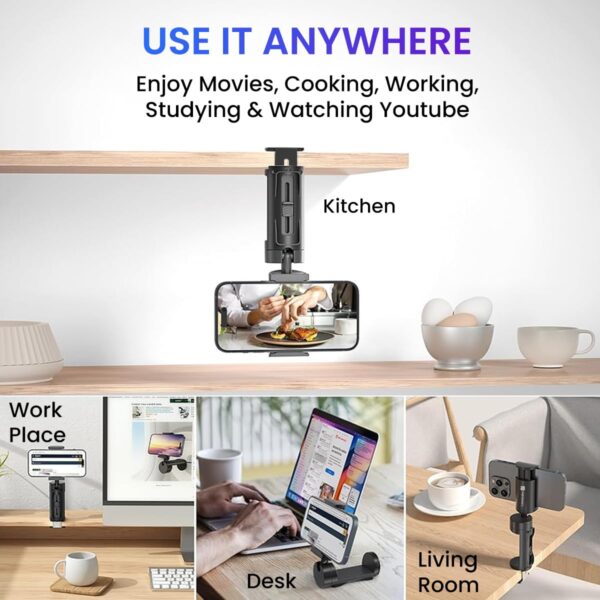 1775493198_Portronics-Mobot-Clip-Mobile-Holder-with-360°-Adjustable-Angles-Light-Weight-Pocket-Friendly-Mobile-Stand-for-TableVideo-RecordingVlogging-Compatible-with-4-to-6.4-inch-Smartphones-Black.jpg Portronics Mobot Clip Mobile Holder with 360° Adjustable Angles, Light Weight, Pocket Friendly, Mobile Stand for Table/Video Recording/Vlogging, Compatible with 4 to 6.4 inch Smartphones (Black)