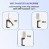 1775493199_Portronics-Mobot-Clip-Mobile-Holder-with-360°-Adjustable-Angles-Light-Weight-Pocket-Friendly-Mobile-Stand-for-TableVideo-RecordingVlogging-Compatible-with-4-to-6.4-inch-Smartphones-Black.jpg Portronics Mobot Clip Mobile Holder with 360° Adjustable Angles, Light Weight, Pocket Friendly, Mobile Stand for Table/Video Recording/Vlogging, Compatible with 4 to 6.4 inch Smartphones (Black)