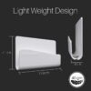 1775497148_Portronics-Modesk-101-Wall-Mount-Mobile-Holder-with-Adhesive-Strips-Charging-Holder-Compatible-with-iPhone-Smartphone-and-Mini-Tablet-White.jpg Portronics Modesk 101 Wall Mount Mobile Holder with Adhesive Strips, Charging Holder Compatible with iPhone, Smartphone and Mini Tablet (White)