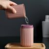 ZUKU 1 pcs Tooth Brush Holder for Bathroom Toothbrush Cover Case Box Toothbrush Holder for Travel Essentials Travelling Accessories Travel Toothbrush Holder(Blue or Pink)