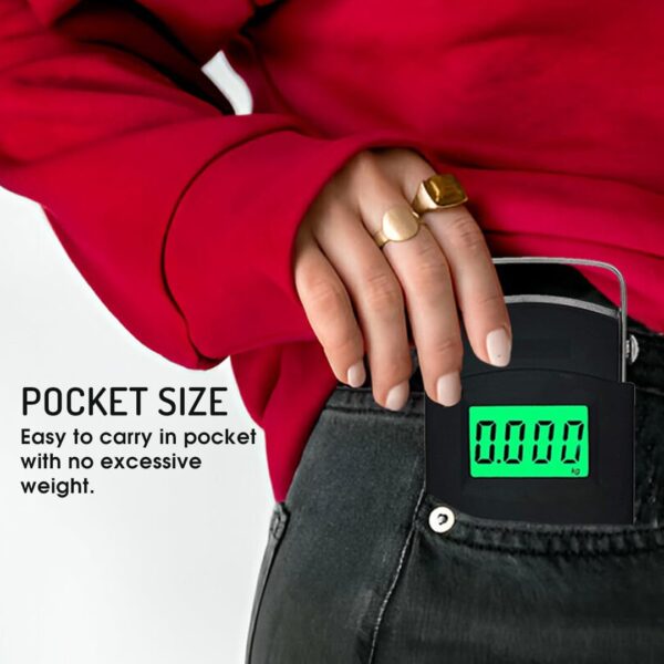 Aliston H1 Series A08/A302 digital weighing machine for Luggage weighing, Weighing scale capable of 50kg, Scale with LCD Display & Stainless steel hook.