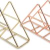 Napkin Holder for Dining Table - Tissue Paper Stand for Kitchen, Table, Home Décor, Office, Restaurant, Tissue Dispenser Organizer for Dinner Tables, Kitchen, Bathroom (Gold)